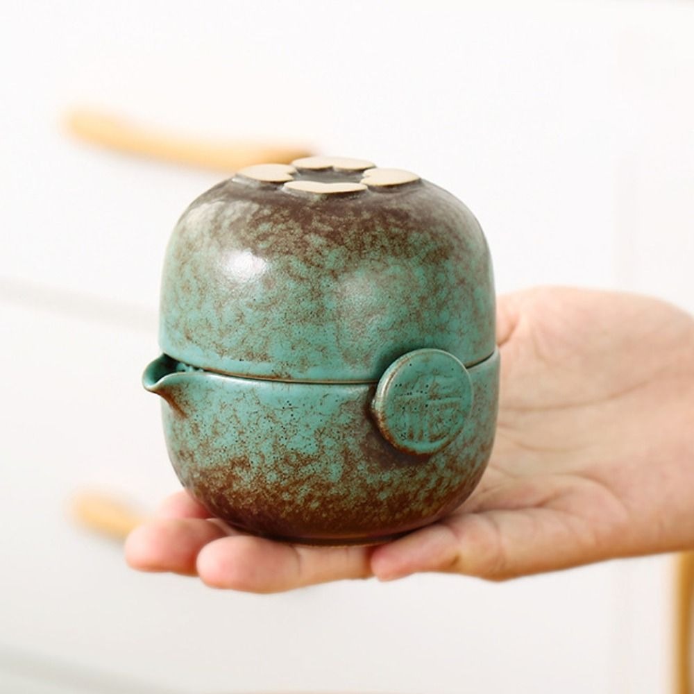 Korean Tea Set - Minimalistisches 2-in-1 Teezeremonie-Set aus Keramik mit