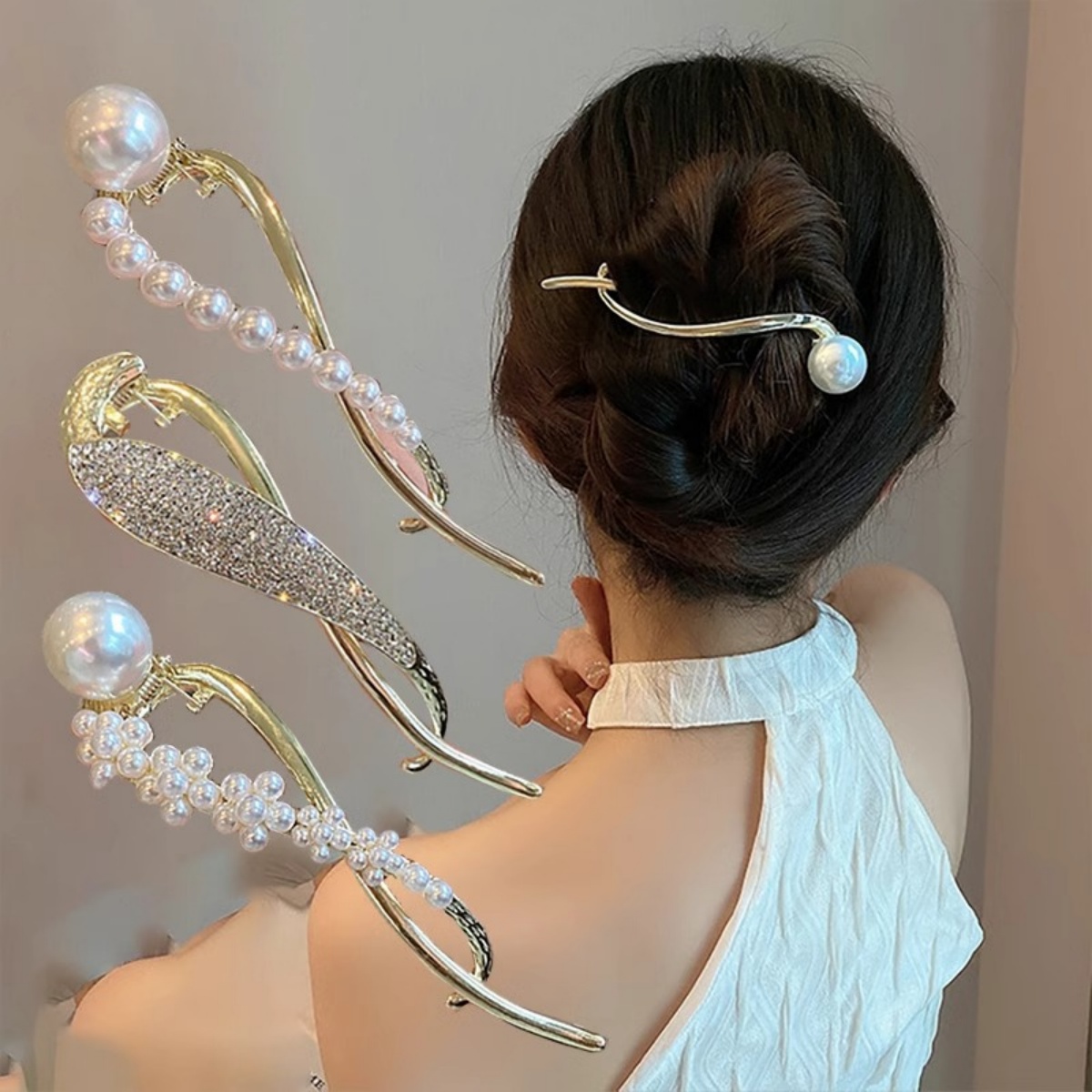 Elegante Glitzer-Perlen-Haarsp – Korean Lifestyle & Kids Boutique Bewertung und Preis