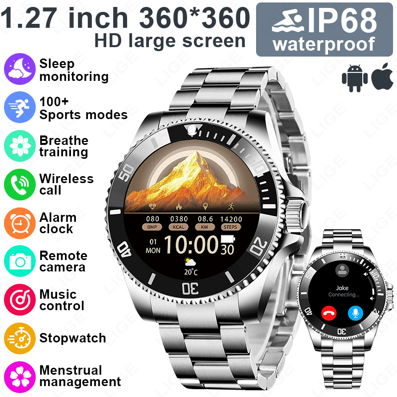 LIGE Smartwatch im neuen Luxus – Korean Men Lifestyle Bewertung und Preis