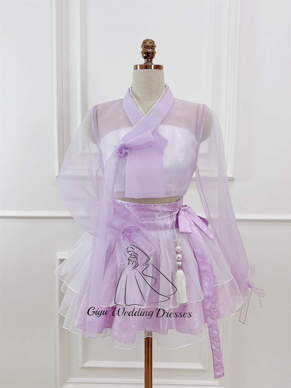 Giyu Lila Hanbok-Minikleid, ko – Korean Tea Set Bewertung und Preis