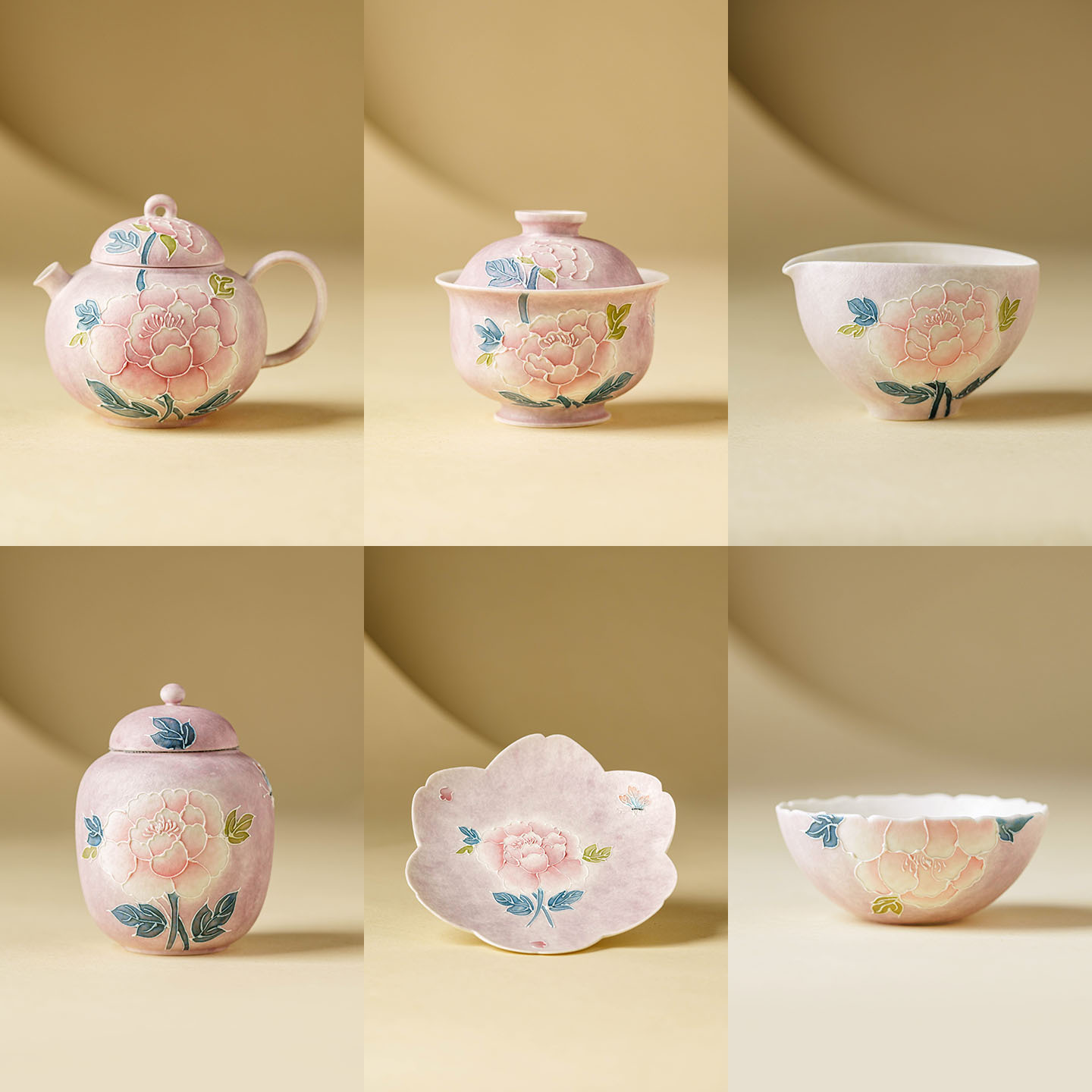 Handbemaltes Vintage-Pfingstro – Korean Tea Set Bewertung und Preis