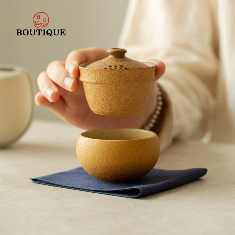 Grobe Keramik Reise Tee-Set Tr – Korean Tea Set Bewertung und Preis